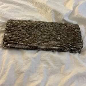 Moyna Metallic Clutch